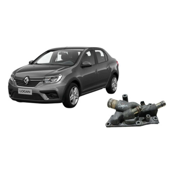 Carcaça Valvula Termostatica Renault Logan Sandero 1.6 2017
