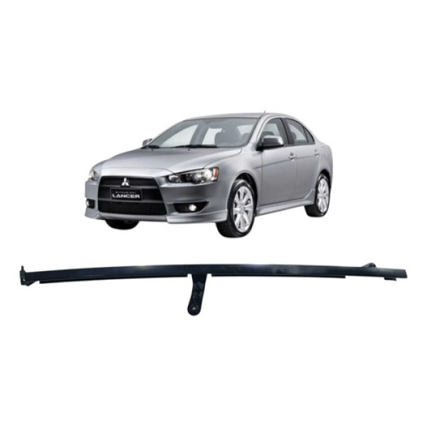 Guia Vidro Traseiro Direito Lado Fechadura Lancer 2014 Preto