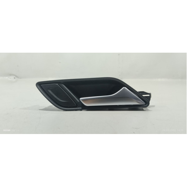 Moldura Retrovisor Espelho Central Interno Audi A3 2014 Preto Dianteira/traseira