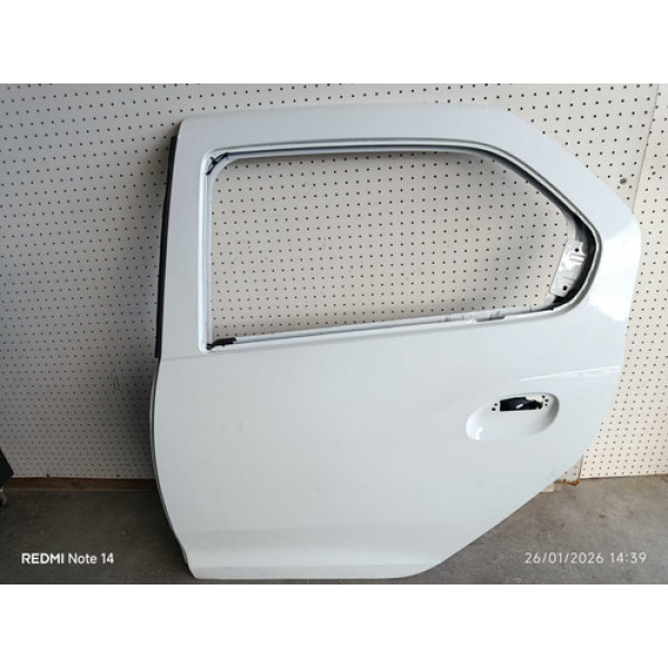 Porta Traseira Esquerda Renault Logan 2018 Traseira Esquerda Branco