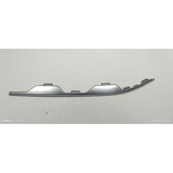 Friso Inferior Esquerdo Parachoque Dianteiro Vw Nivus 2021 Cinza