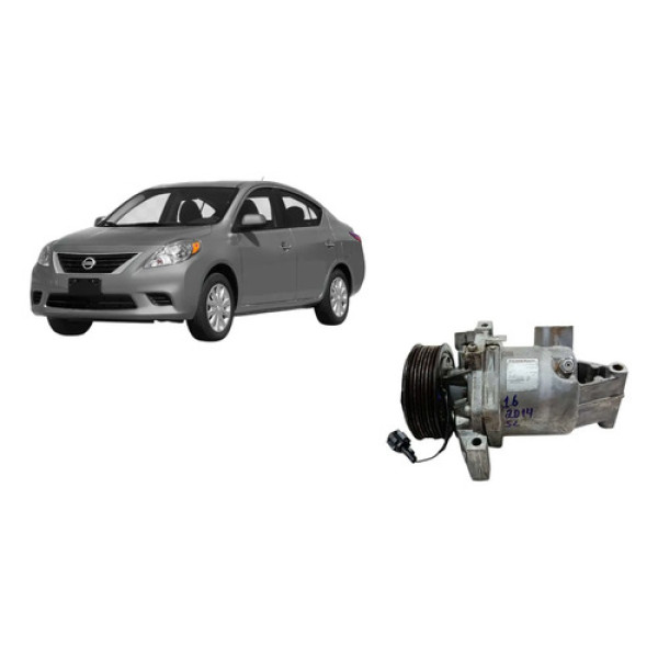 Compressor Ar Condicionado Nissan Versa 1.6 Sl 2014