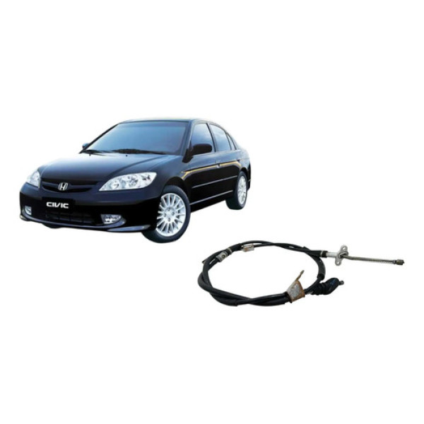 Cabo Freio De Mão Traseiro Direito Honda Civic 1.7 2004 Man