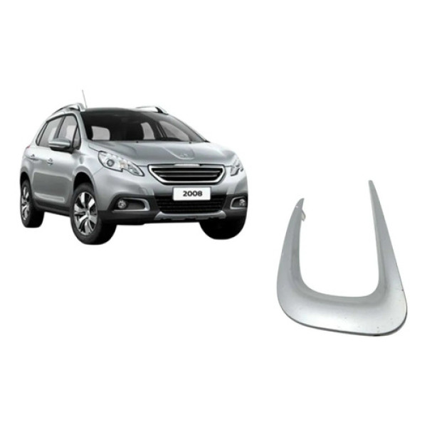 Moldura Do Farol De Milha Esquerdo Peugeot 2008 2015 2017 Preto Esquerdo