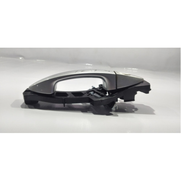 Maçaneta Externa Dianteira Esquerda New Fiesta  2015 Cx 7 Cinza