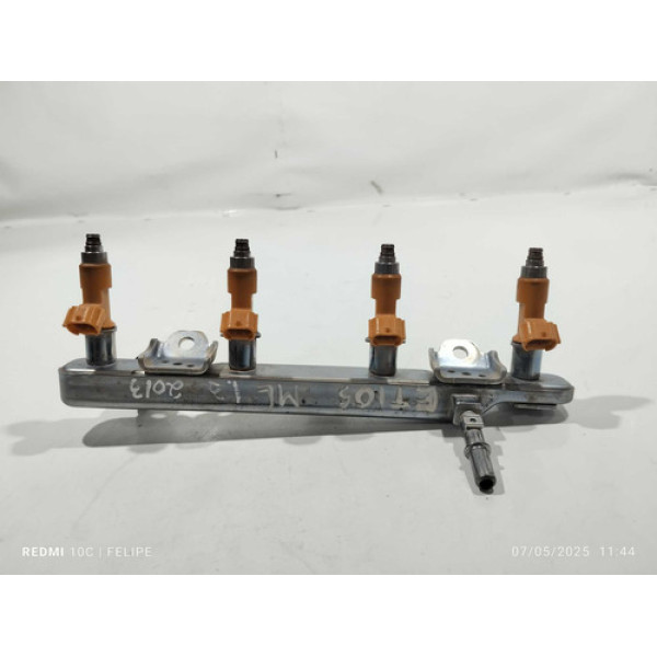 Flauta De Combustivel Toyota Etios 1.3 2013 (com Bicos)