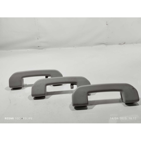 Jogo De Alça Pega Mão Citroen C4 Lounge 2014/2017 Bege