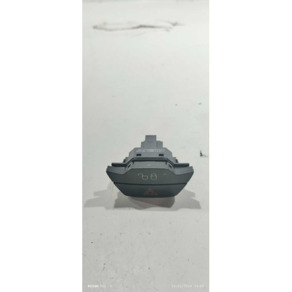 Botão Painel Alerta Trava Ford New Fiesta 2014