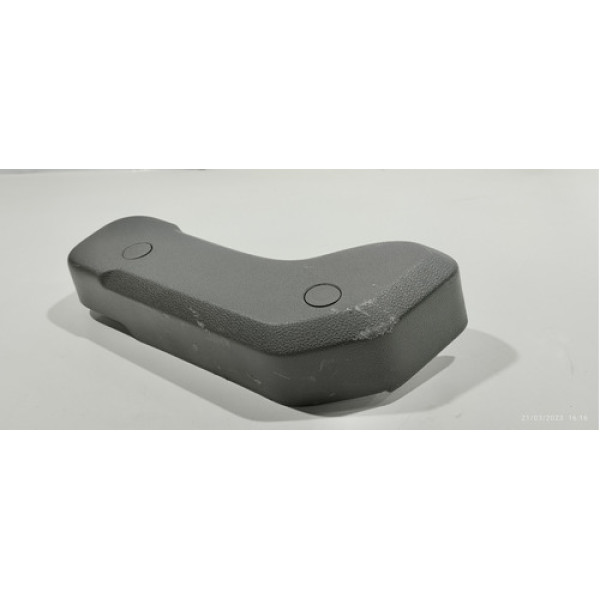 Acabamento Moldura Do Banco Dianteiro Esquerdo Spin 2014 Cinza