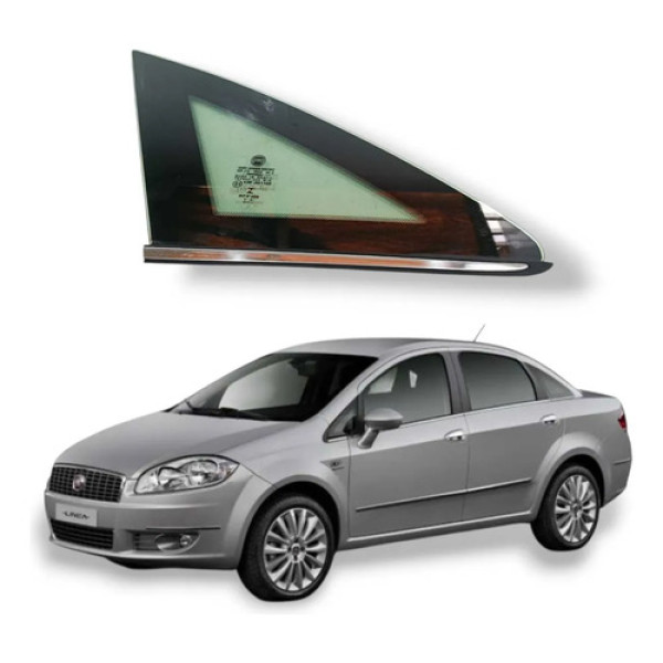 Vidro Fixo Traseiro Esquerdo Fiat Linea Absoleute 2014 2017