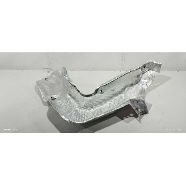 Defletor Protetor Do Escape Volkswagen Nivus 1.0 3cc 2022 Preto