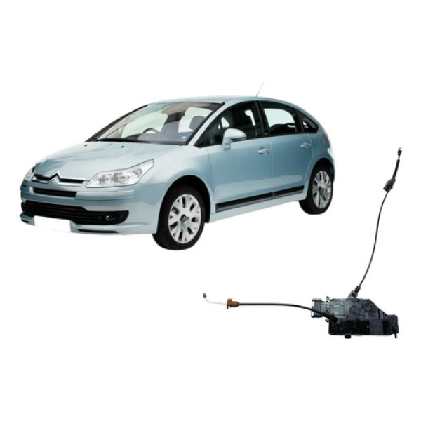 Fechadura Porta Traseira Esquerda Citroen C4 Pallas 08 2012