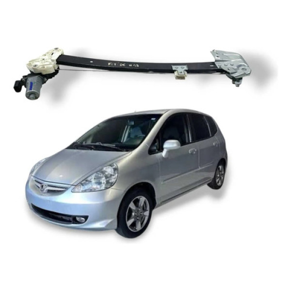 Máquina Vidro Dianteira Esquerda Honda Fit 1.5 2020