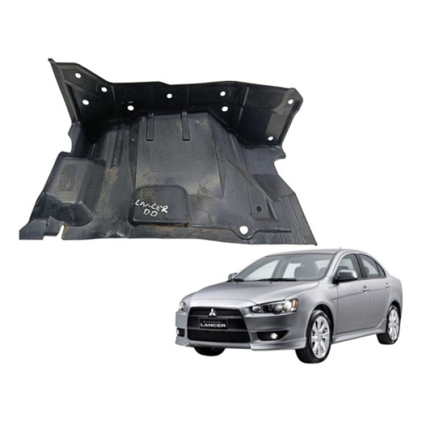 Defletor Dianteiro Direito Parachoque Mitsubishi Lancer 2014