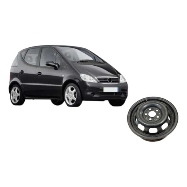 Roda De Ferro Aro 15 Mercedes A 160 2000 9 (compare Preto