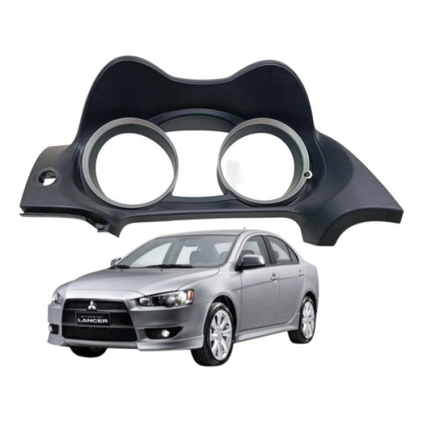 Acabamento Superior Do Painel Mitsubishi Lancer 2014 Preto Liso