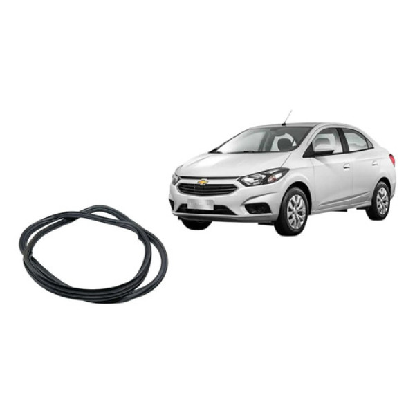 Borracha Da Tampa Porta Malas Traseira Prisma 2016