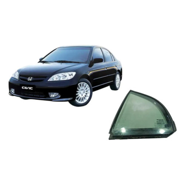 Vidro Fixo Traseiro Esquerdo Honda Civic 1.7 Lx 2004