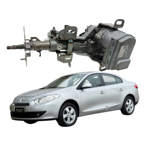 Extensão Do Volante Direcao Renault Fluence 2014 Prata Liso