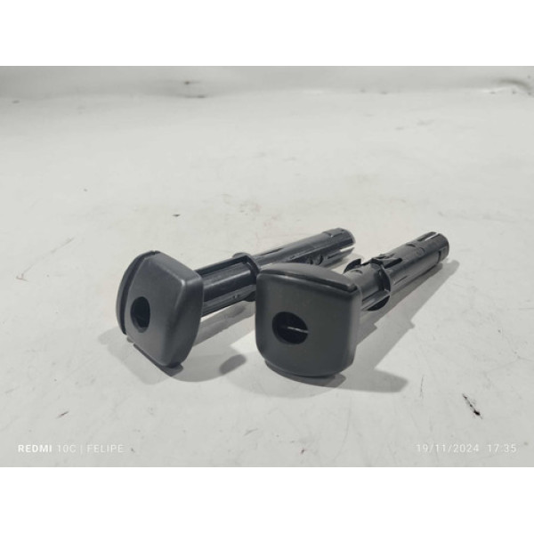 Par Guia Encosto Cabeça Dianteiro Esquerdo Ford Fusion 2014 Preto