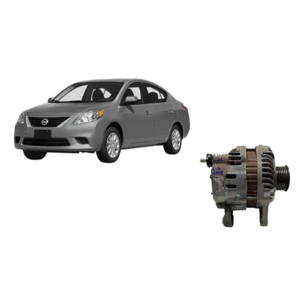 Alternador Nissan Versa 1.6 Sl 2013 2016 Cód 231001hk1a