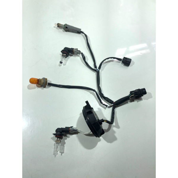 Chicote Lâmpada Farol Direito Mitsubishi Outlander 2012 