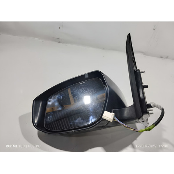 Retrovisor Extern Esquerdo Com Pisca Nissan Sentra 2013/2017