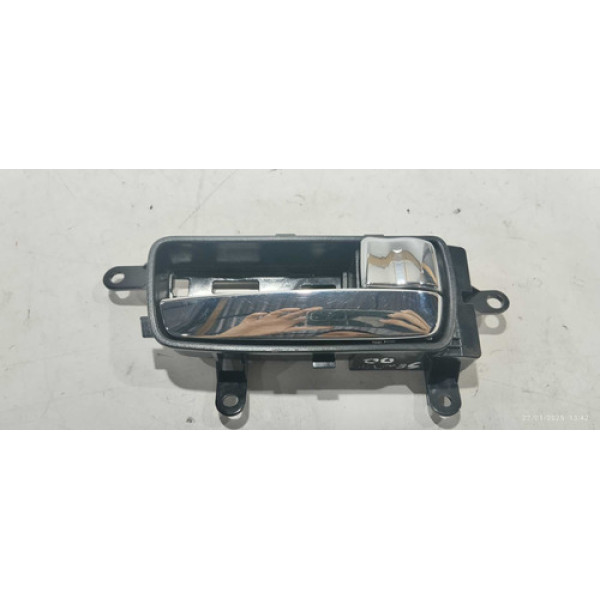 Maçaneta Interna Dianteira Direita Nissan Sentra 2008 Preto Dianteira