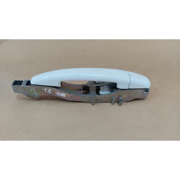 Maçaneta Externa Traseira Esquerda Peugeot 408(requer Pintur Branco
