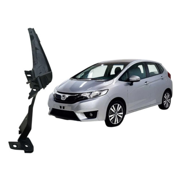 Acabamento Esquerdo Da Churrasqueira Honda Fit 2009 2014 Preto