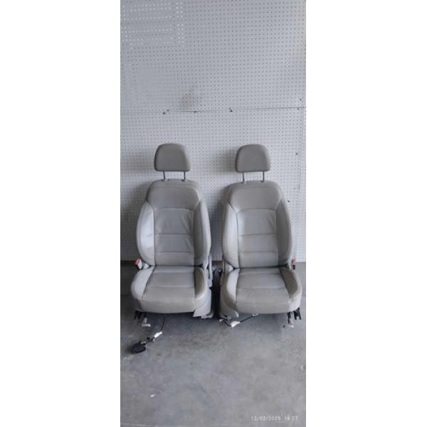 Jogo De Banco Chevrolet Cruze 1.4 Turbo 2018 (couro Creme) Caramelo