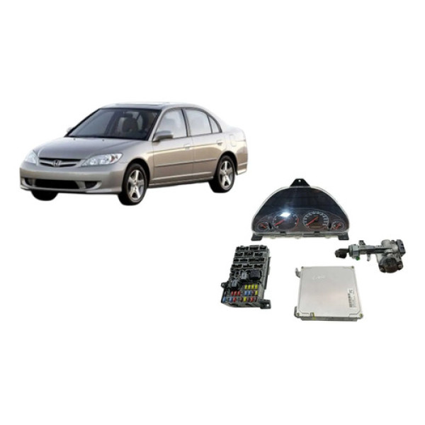 Kit Injeção Code Honda Civic Lx 1.7 Manual 2004