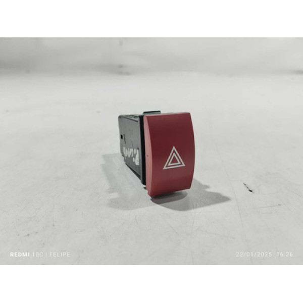 Botão Do Pisca Alerta Kia Picanto 2010 Preto