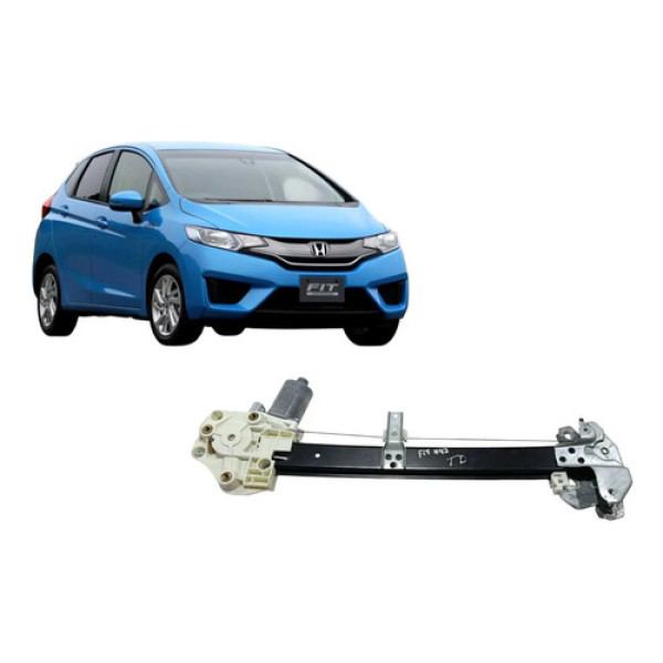 Máquina Vidro Traseira Direita Honda Fit 2009 2014