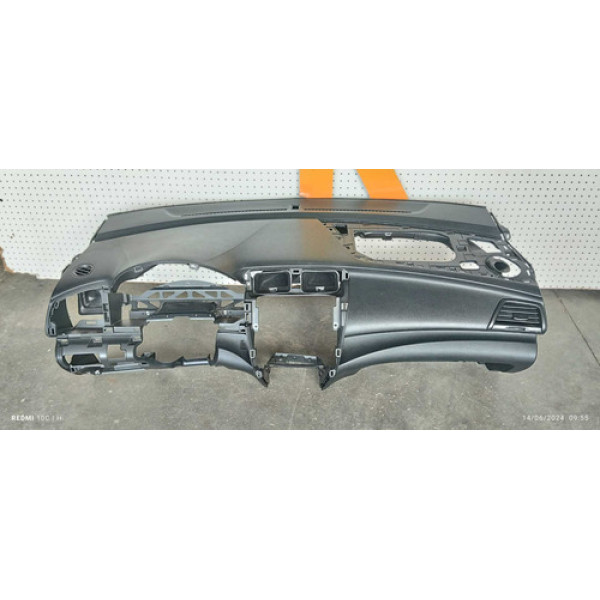 Capa Painel Honda City 2011  Preto Animal Print