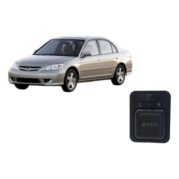 Botão Comando Do Retrovisor Honda Civic Lx 1.7 2004