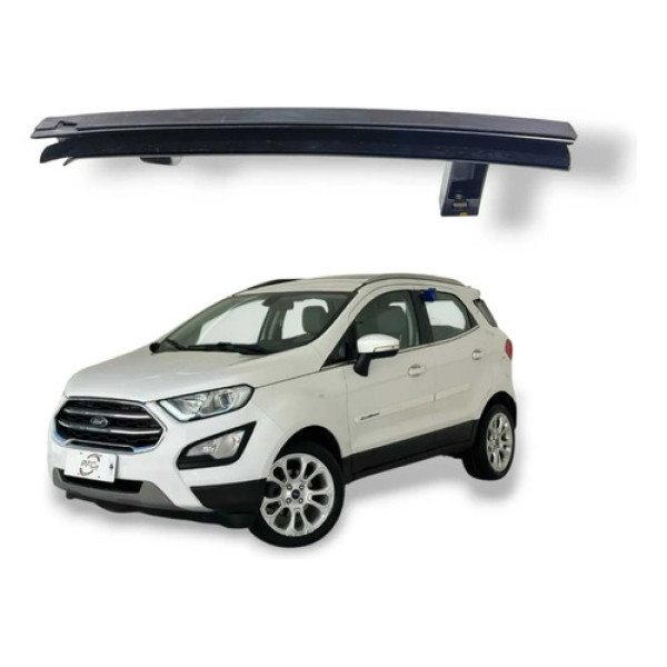 Guia Vidro Porta Traseiro Esquerdo Ecosport Titanium 2018 Preto
