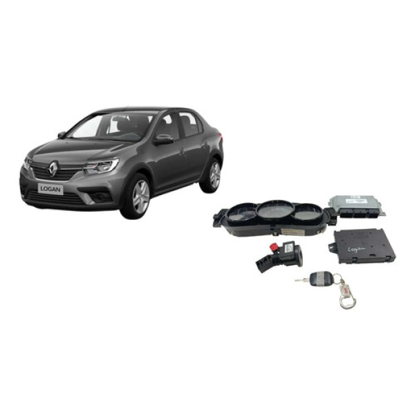 Kit Módulo Injeção Bcm Renault Logan 1.6 16v 2016
