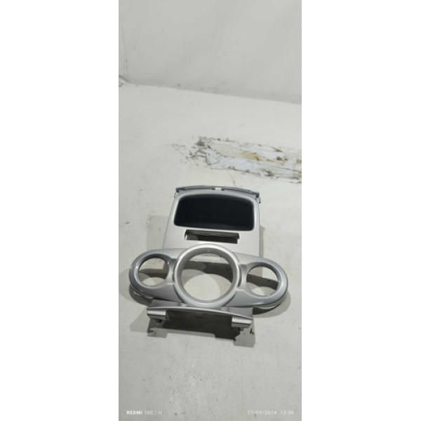 Moldura Comando Do Ar Condicionado Ford New Fiesta 2015 Cinza