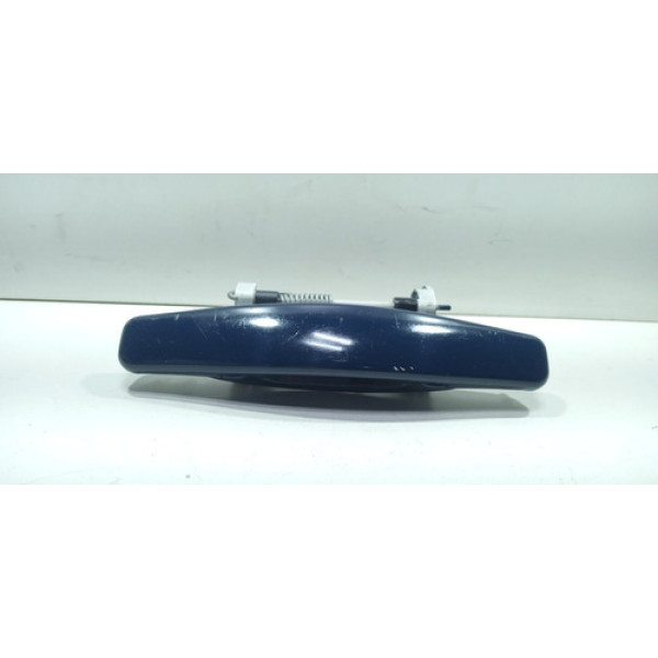 Maçaneta Externa Dianteira Esquerda Renault Duster 2014 Azul-escuro