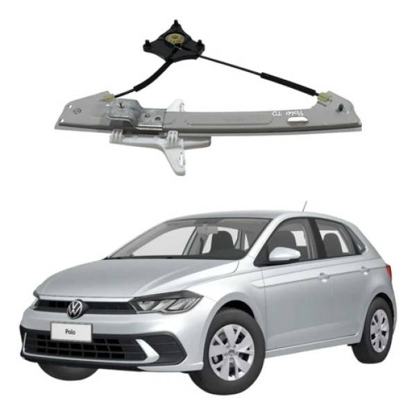 Máquina Vidro Traseira Direita Polo Higline Tsi 2023 S Motor