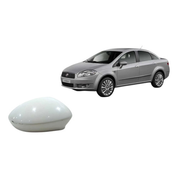Capa Do Retrovisor Direito Fiat Linea 2015 Branco