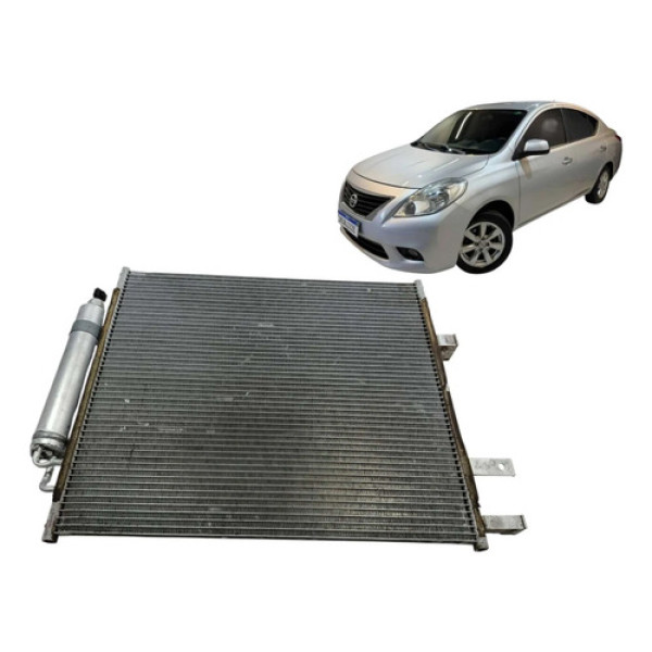 Condensador Ar Condicionado Nissan Versa 1.6 Sl 2014