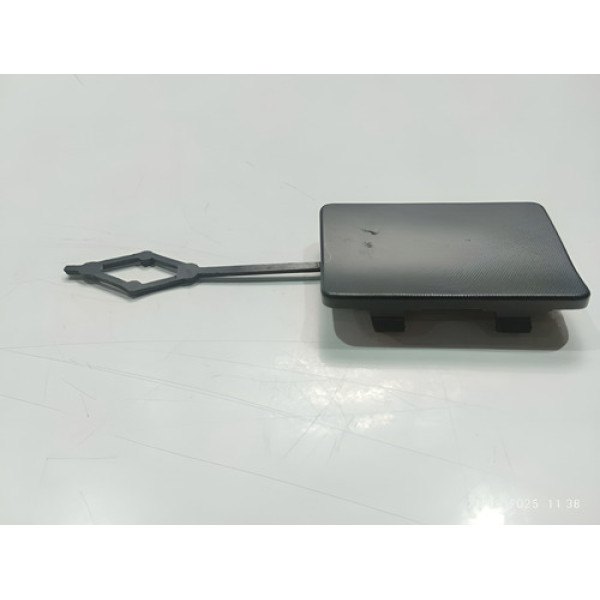 Tampa Reboque Parachoque Traseiro Fiat Toro 2017/2021 Preto