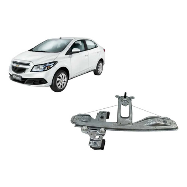 Máquina Vidro Traseira Direita Chevrolet Prisma 2014 Manual