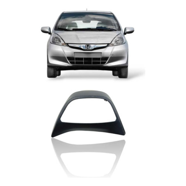 Acabamento Do Volante Honda Fit 2015 2020 Preto Lisa