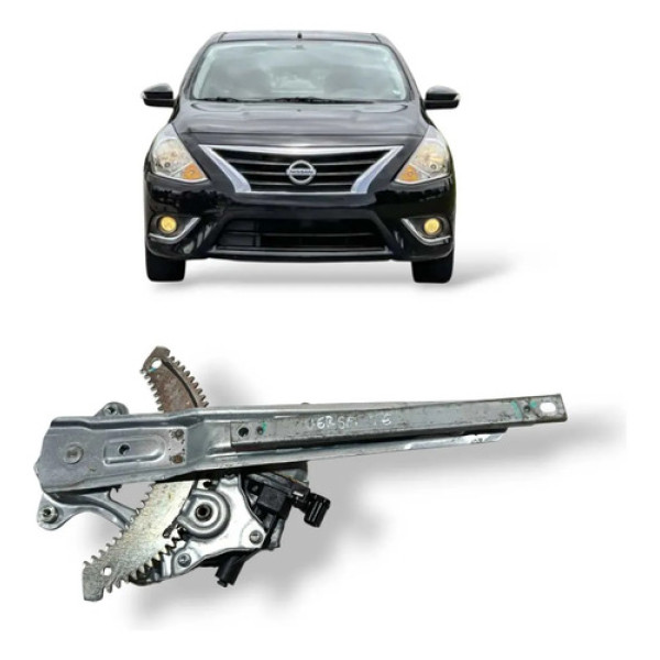 Máquina Vidro Traseira Esquerda Nissan Versa 2014 2017