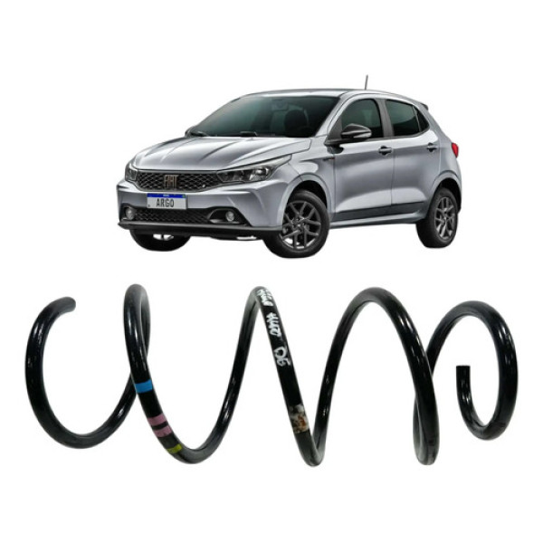 Mola Valvúla Dianteira Esquerda Fiat Argo Drive 1.0 2020