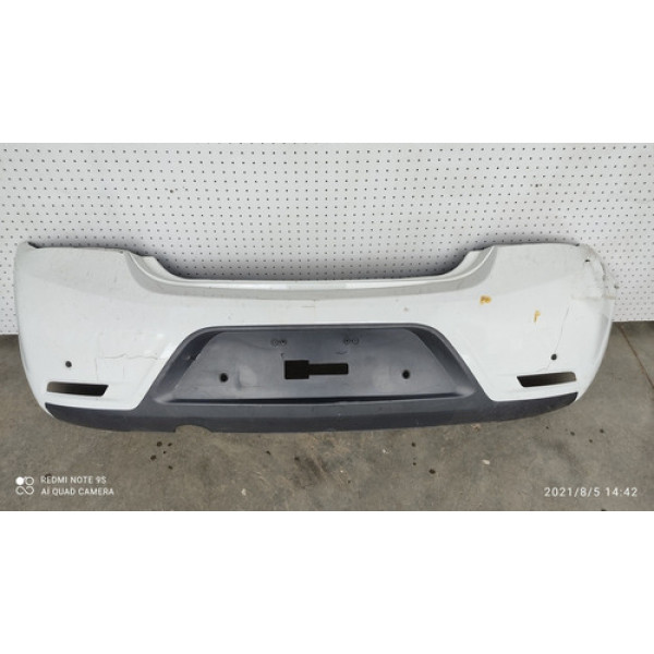 Para-choque Traseiro Chevrolet Onix 2015 Com Detalhe Ver Fot