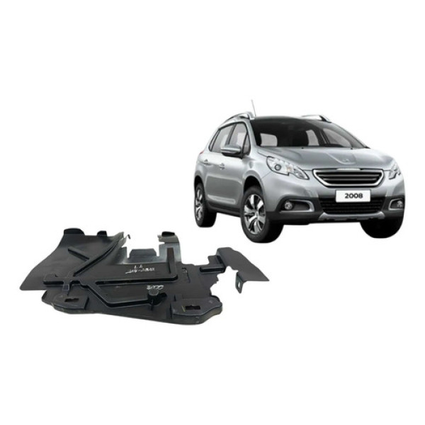 Defletor Esquerdo Radiador Peugeot 2008 16 2022 Com Detalhe